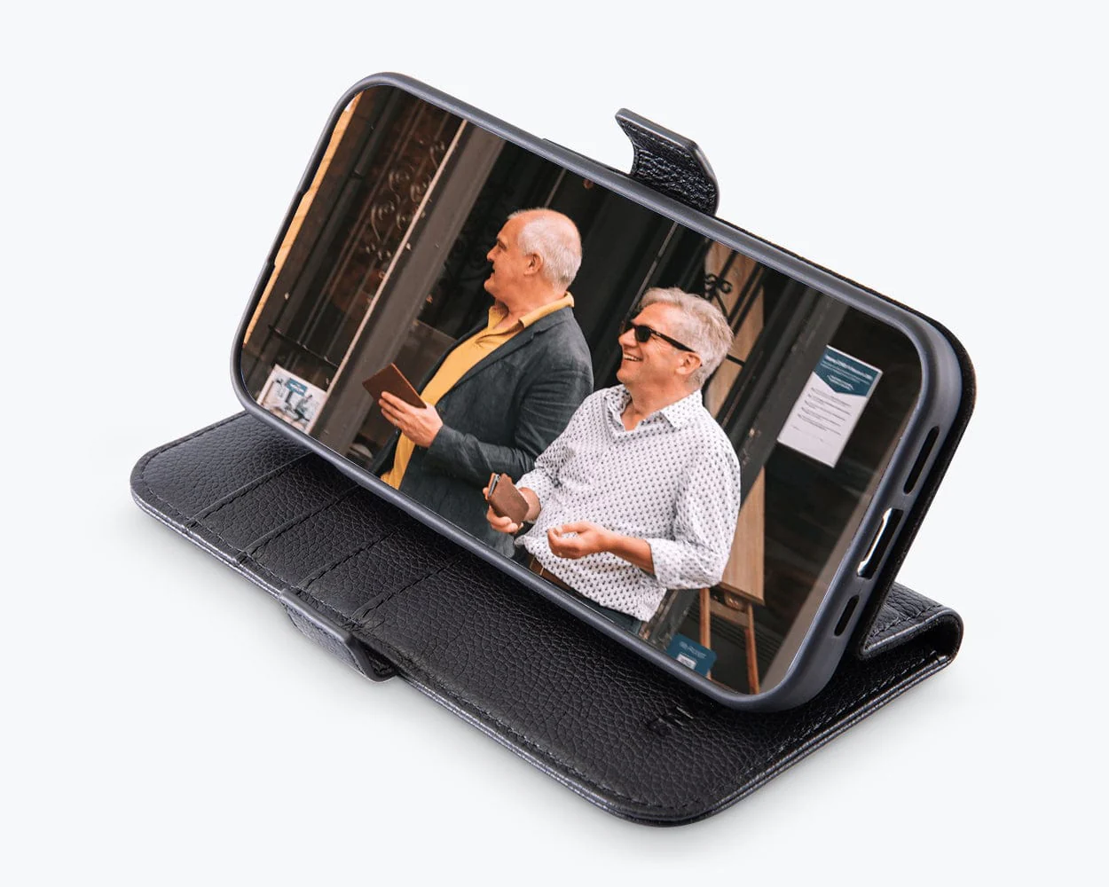 Apple iPhone 15 Pro - Metro Leather Wallet Phone Case - Image 18