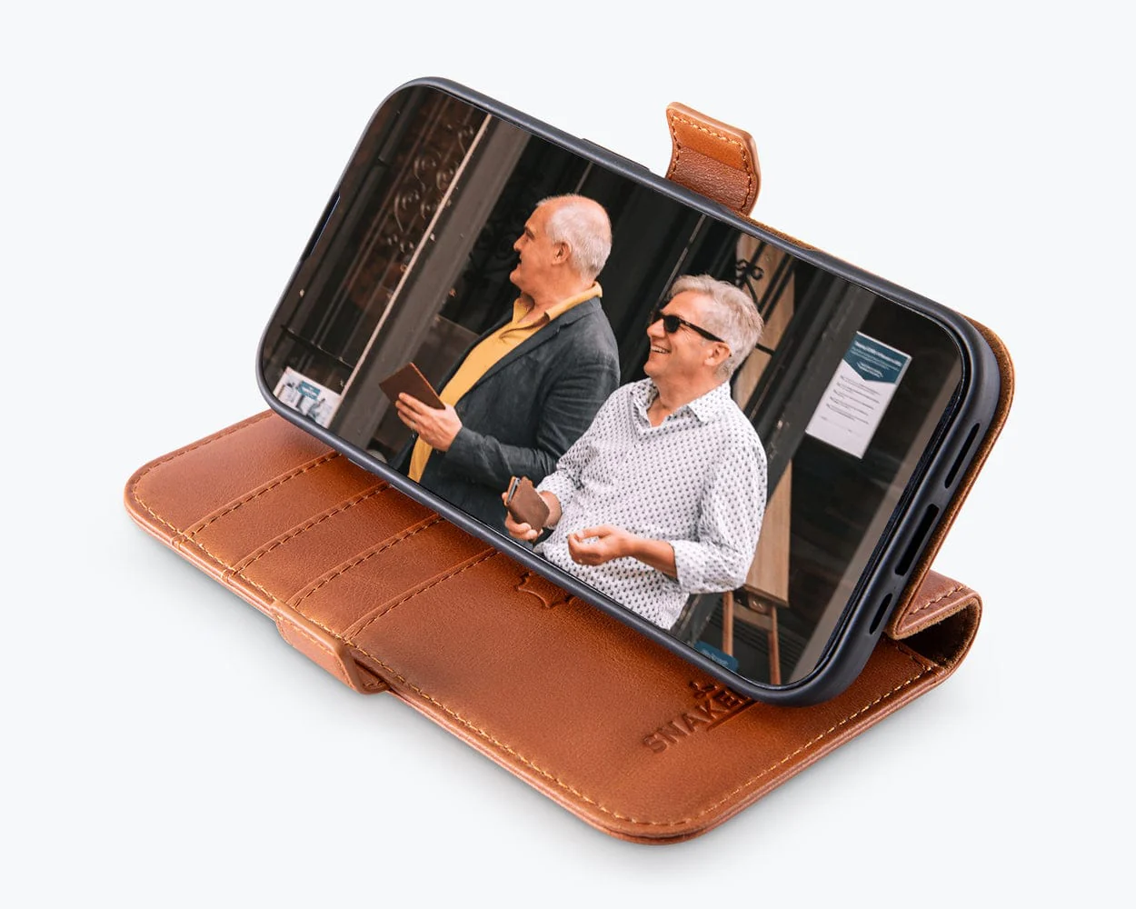 Apple iPhone 16 - Metro Leather Wallet Phone Case - Image 6
