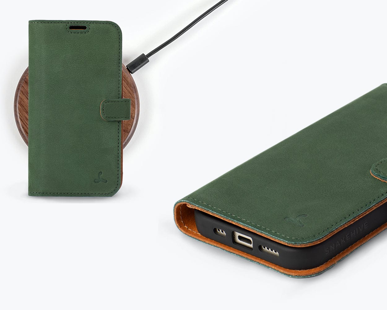 Apple iPhone 15 - Vintage Leather Wallet Phone Case - Image 21