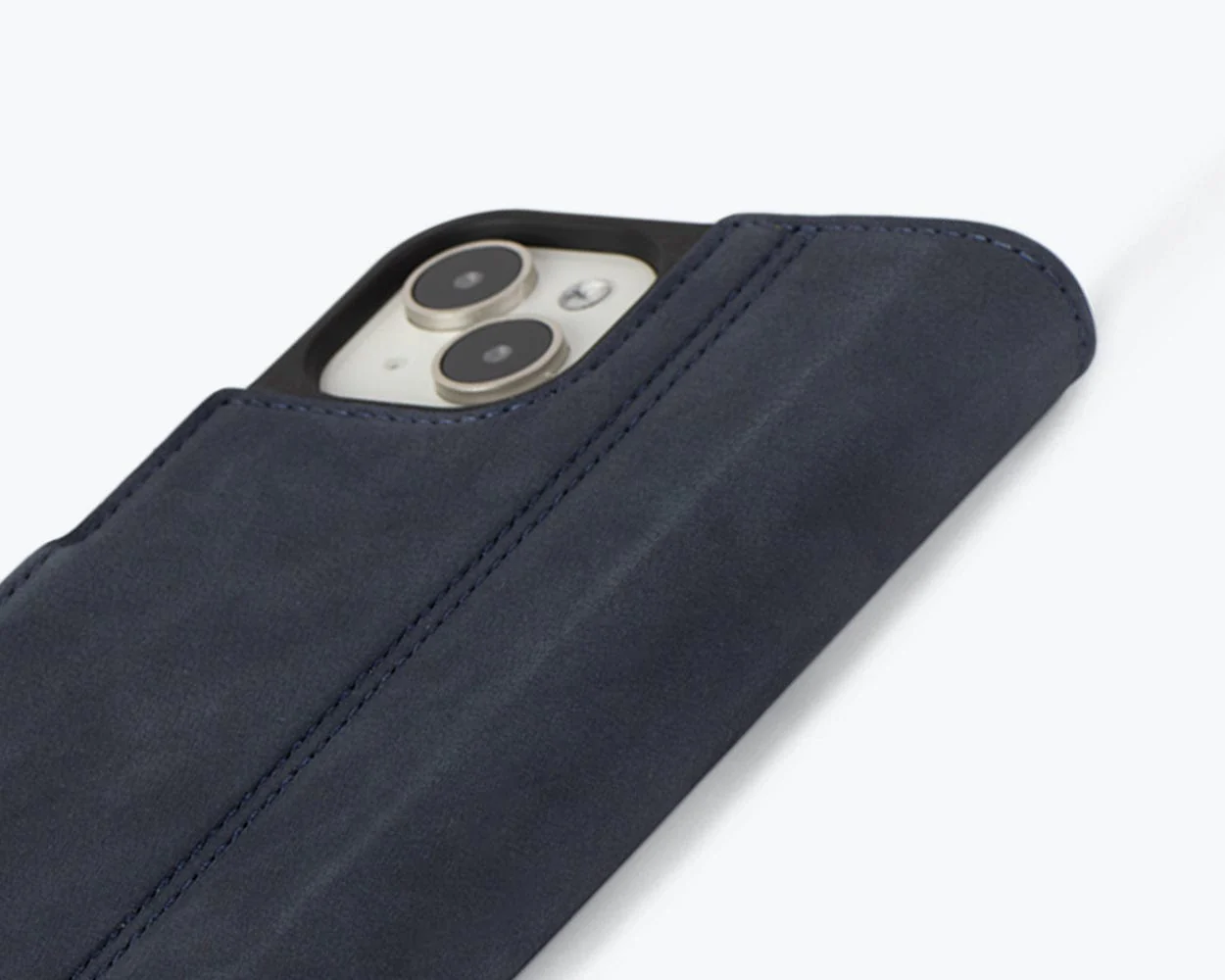 Apple iPhone 15 Plus - Vintage Leather Wallet Phone Case - Image 27