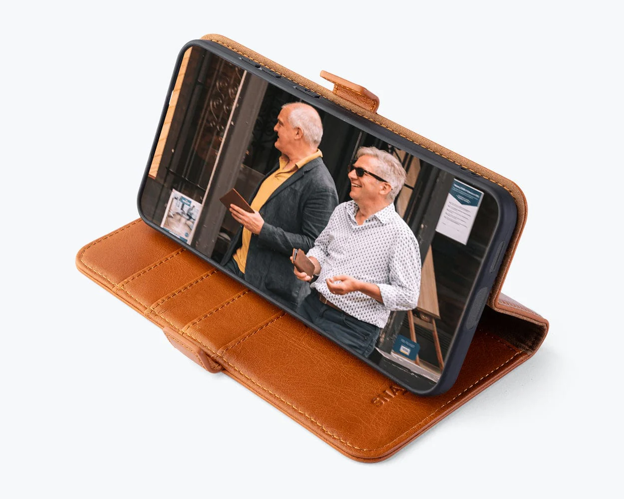 Samsung Galaxy S25 FE - Metro Leather Wallet Phone Case - Image 3